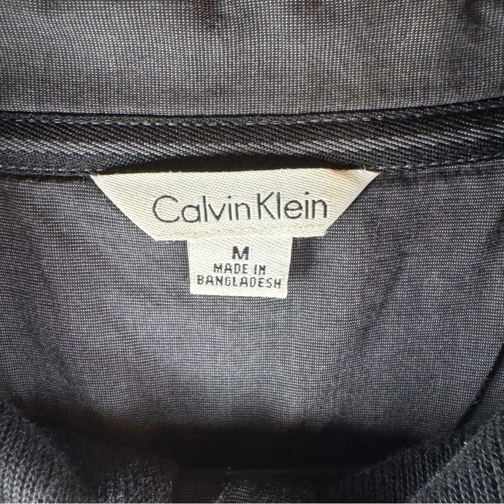 Calvin Klein Men's Black Half-Zip Pullover Sweater - Picture 8 of 8